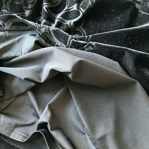 WHITE HOUSE BLACK MARKET Black Velvety Dolman Sleeve Holiday Cocktail Dress S - Picture 11 of 12